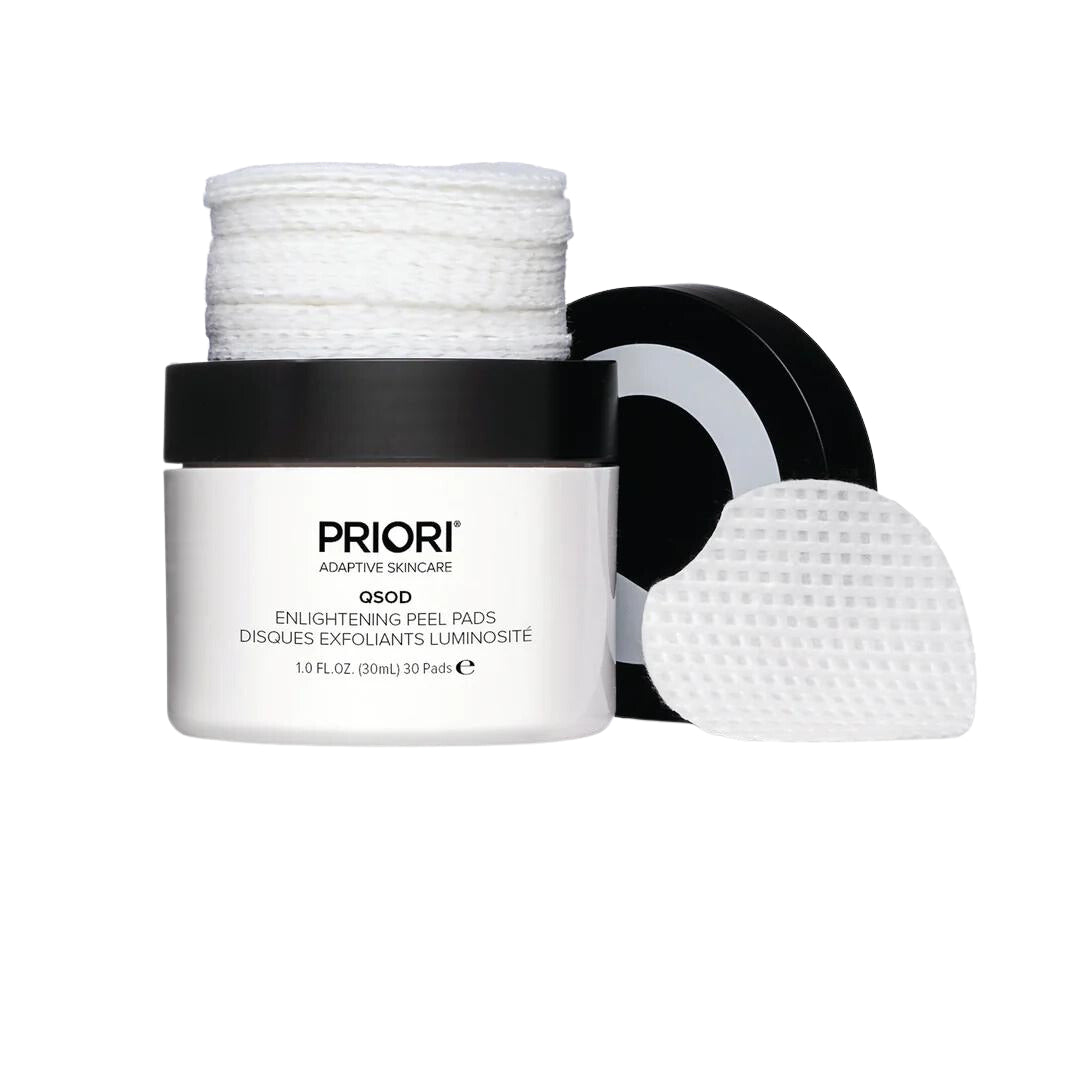 PHYSICAL - Q+SOD Enlightening Peel Pads - Priori Skincare